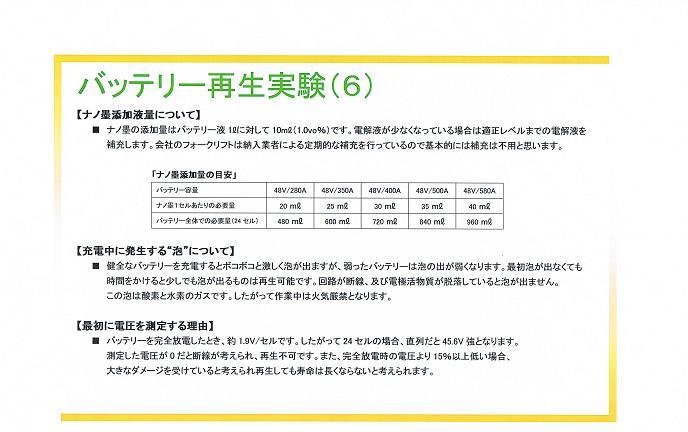 バッテリー再生実験（６）